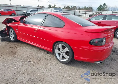 2004 Pontiac Gto z USA, uszkodzony, nr VIN 6G2VX12G64L262229
